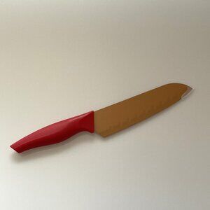 RED COPPER SANTOKU COPPER CLAD KITCHEN KNIFE 10712